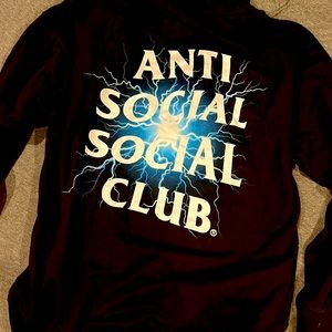 Glow in the dark anti social social club hoodie